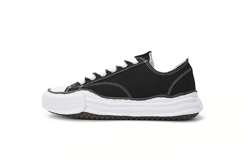 【BA9LC】722白黑 三原康裕低帮时尚板鞋 NO.722 MIHARA YASUHIRO White Black