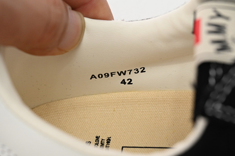 【BA9LC】784黑白字 三原康裕低帮时尚板鞋 NO.784 MIHARA YASUHIRO Black And White Characters
