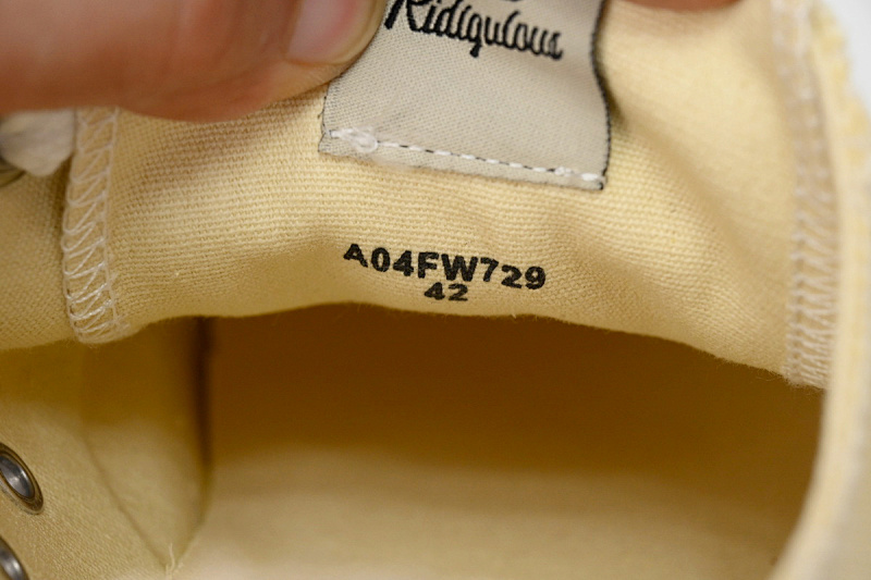 【BA9LC】781黄白红 三原康裕低帮时尚板鞋 NO.781 MIHARA YASUHIRO Yellow, White, And Red