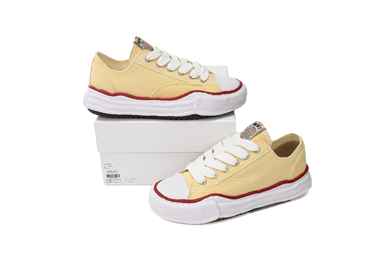【BA9LC】781黄白红 三原康裕低帮时尚板鞋 NO.781 MIHARA YASUHIRO Yellow, White, And Red