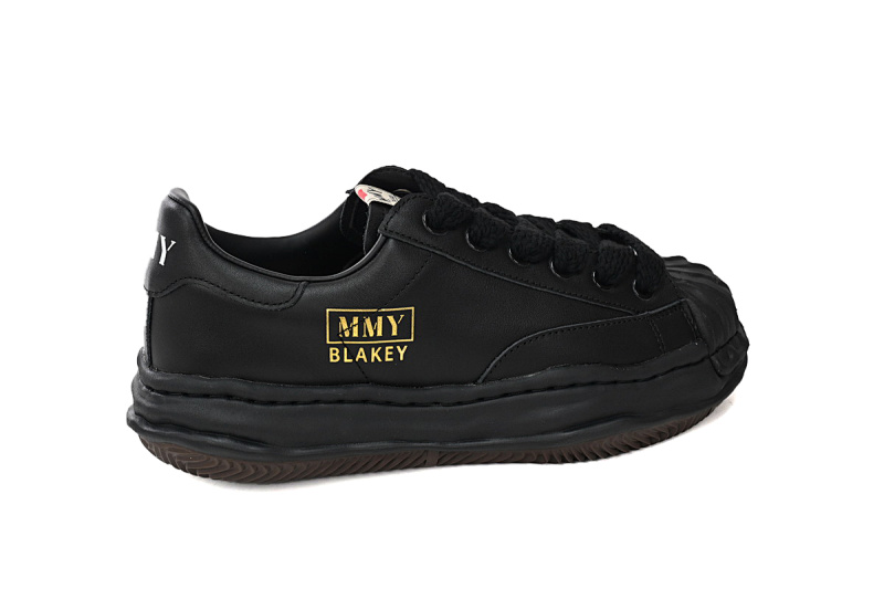 【BA9LC】751全黑金 三原康裕低帮时尚板鞋 NO.751 MIHARA YASUHIRO All Black Golde