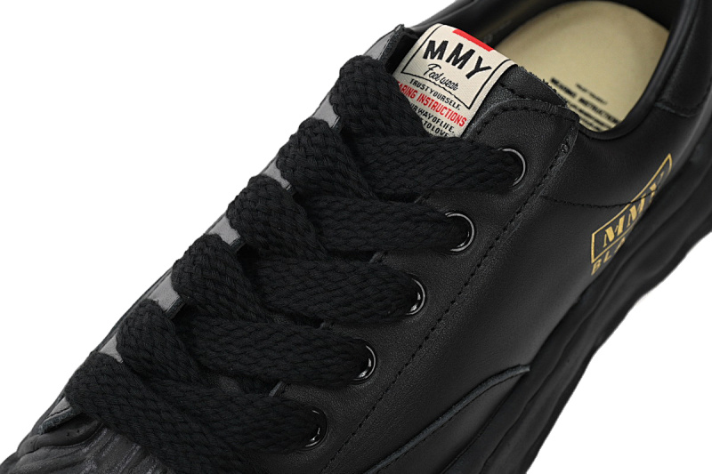【BA9LC】751全黑金 三原康裕低帮时尚板鞋 NO.751 MIHARA YASUHIRO All Black Golde