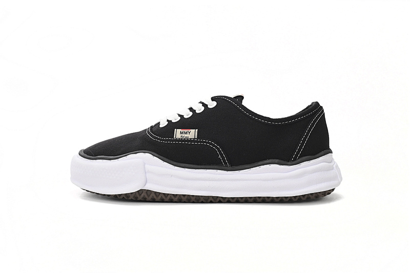 【BA9LC】715黑白 三原康裕低帮时尚板鞋 NO.715 MIHARA YASUHIRO Black And White