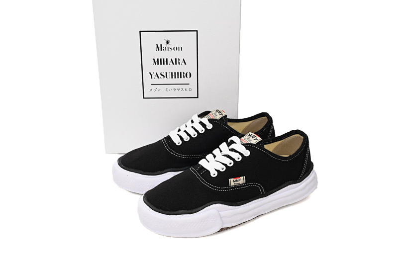 【BA9LC】715黑白 三原康裕低帮时尚板鞋 NO.715 MIHARA YASUHIRO Black And White