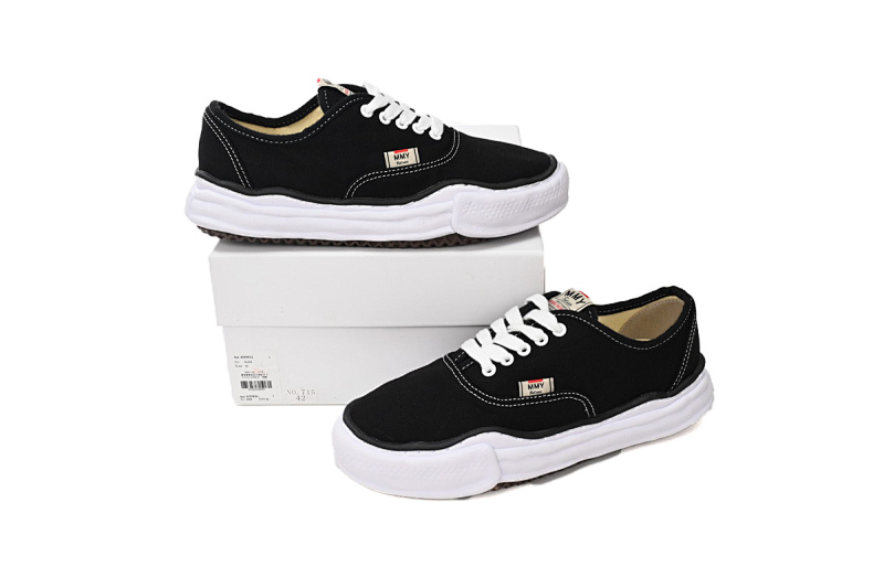 【BA9LC】715黑白 三原康裕低帮时尚板鞋 NO.715 MIHARA YASUHIRO Black And White