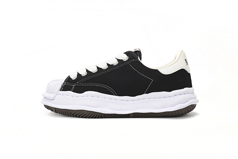 【BA9LC】703黑白尾 三原康裕低帮时尚板鞋 NO.703 MIHARA YASUHIRO Black And White