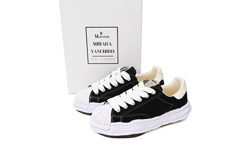 【BA9LC】703黑白尾 三原康裕低帮时尚板鞋 NO.703 MIHARA YASUHIRO Black And White